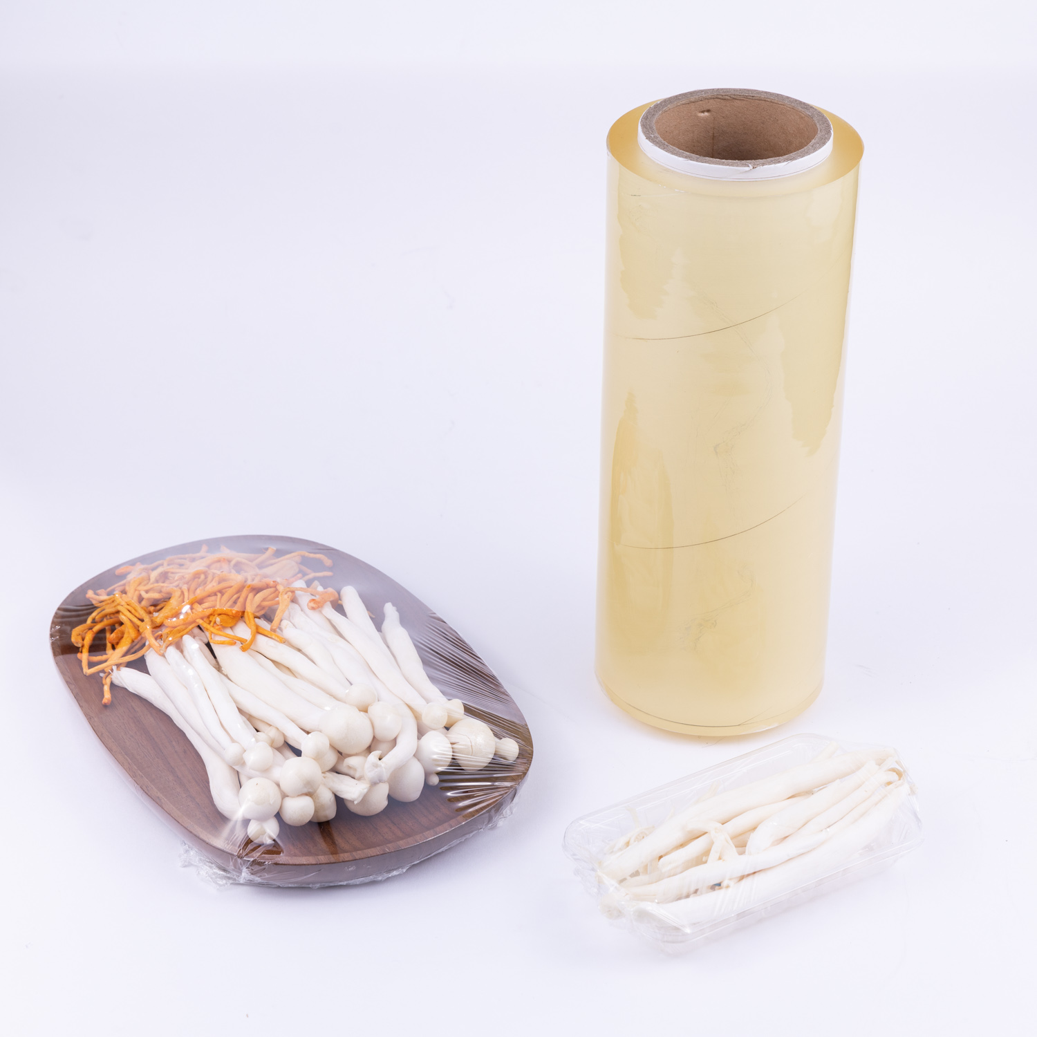 Supermarket PVC Packaging Food AMICTOR Boletus Cling Film