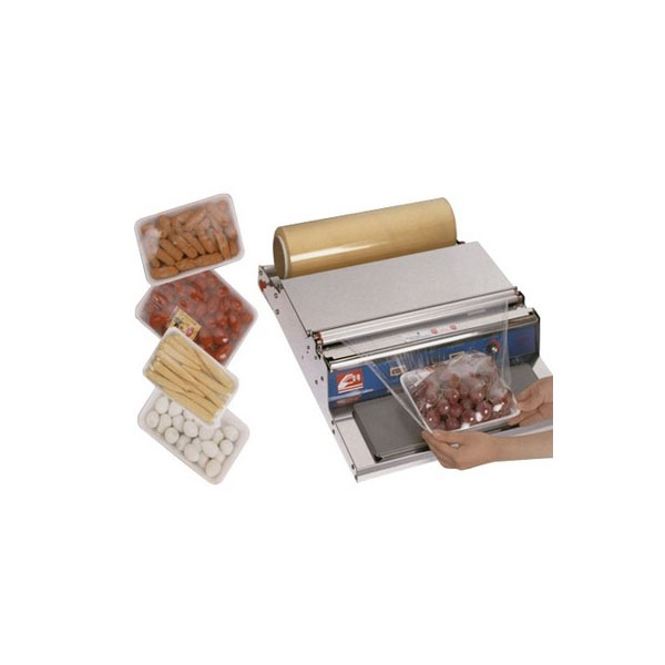 Automatic Machina Usus PVC Food Pack Cingite Film