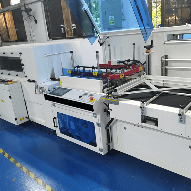 Automatic Plastic Film Packaging L Bar Obsignans Shrink Wrap Apparatus Obsignator