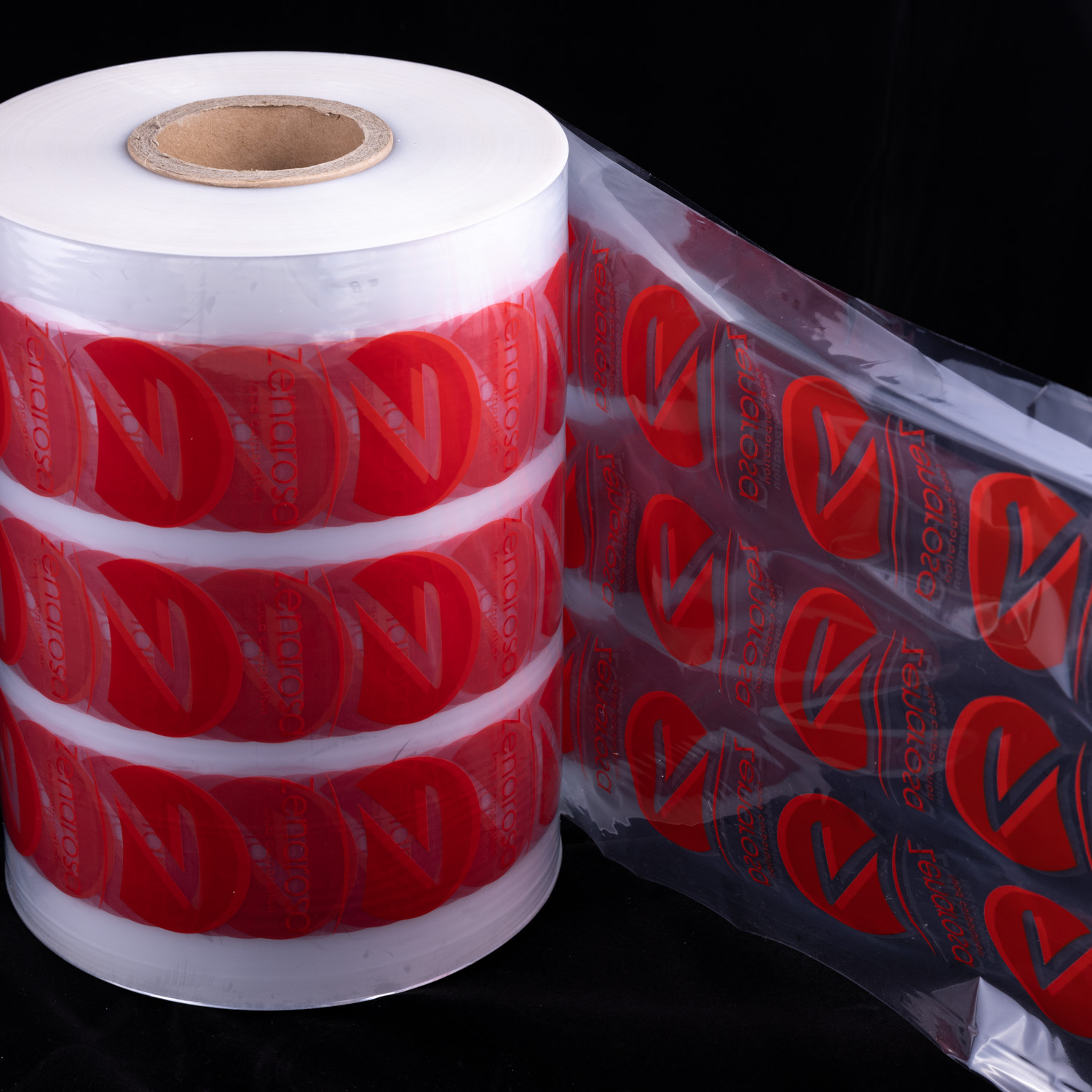 Custom 8 Color printed POF Plastic Shrink Wrap Roll Polyolefin Heat Shrink Pack Film