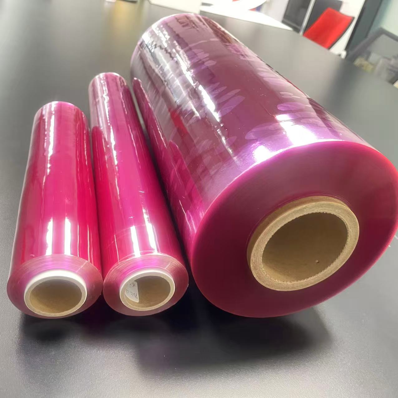 Cibus Grade Purpura Color Cling AMICTORIUM Film Retine Nova PVC Plastic AMICTORIUM Roll pro Food AMICTORIUM Jumbo Roll