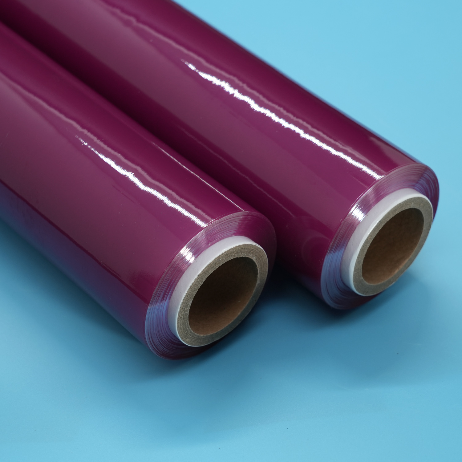 Purpura Color mollis Anti Caligo PVC Food Extendam film Cinge Film Jumbo Roll pro Food Packaging