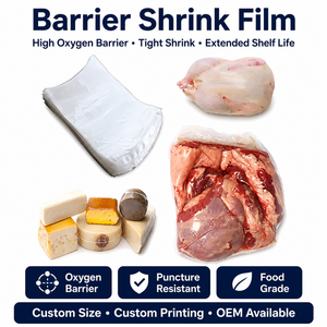 Custom Size Obex GALLINA æstus Shrink Sacculi / Food Grade IMPERVIUS Plastic Shrink Packaging Pera pro Nova Caro Pullus Caseus