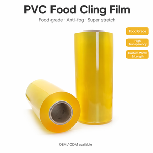 Food Grade PVC Extendam Cling Film Roll | Nativus Plastic AMICTORIUM Food Cingunt AMICTORIUM pro Supermarket Catering Packaging